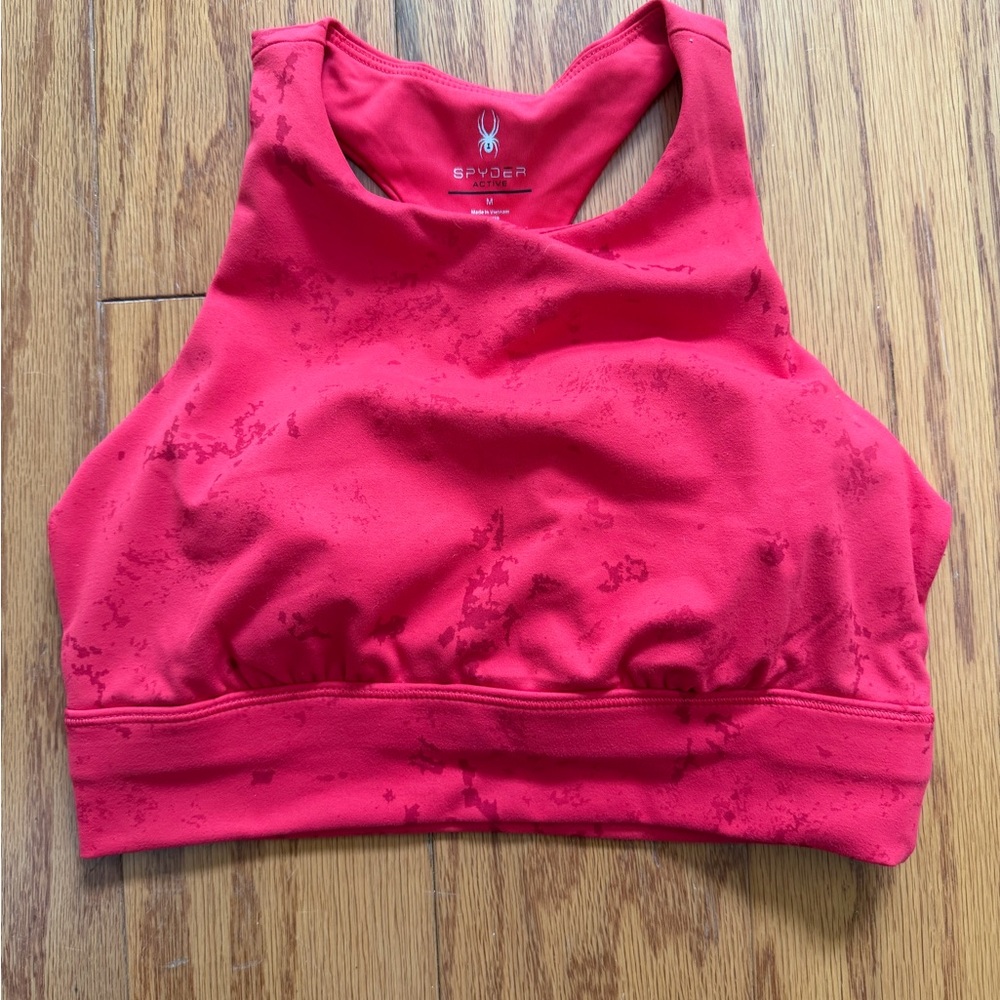 Spyder Active Women's Red Sports Bra Medium M